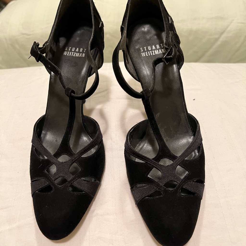 Fabulous Michael Kors Suede T-Strap Heels